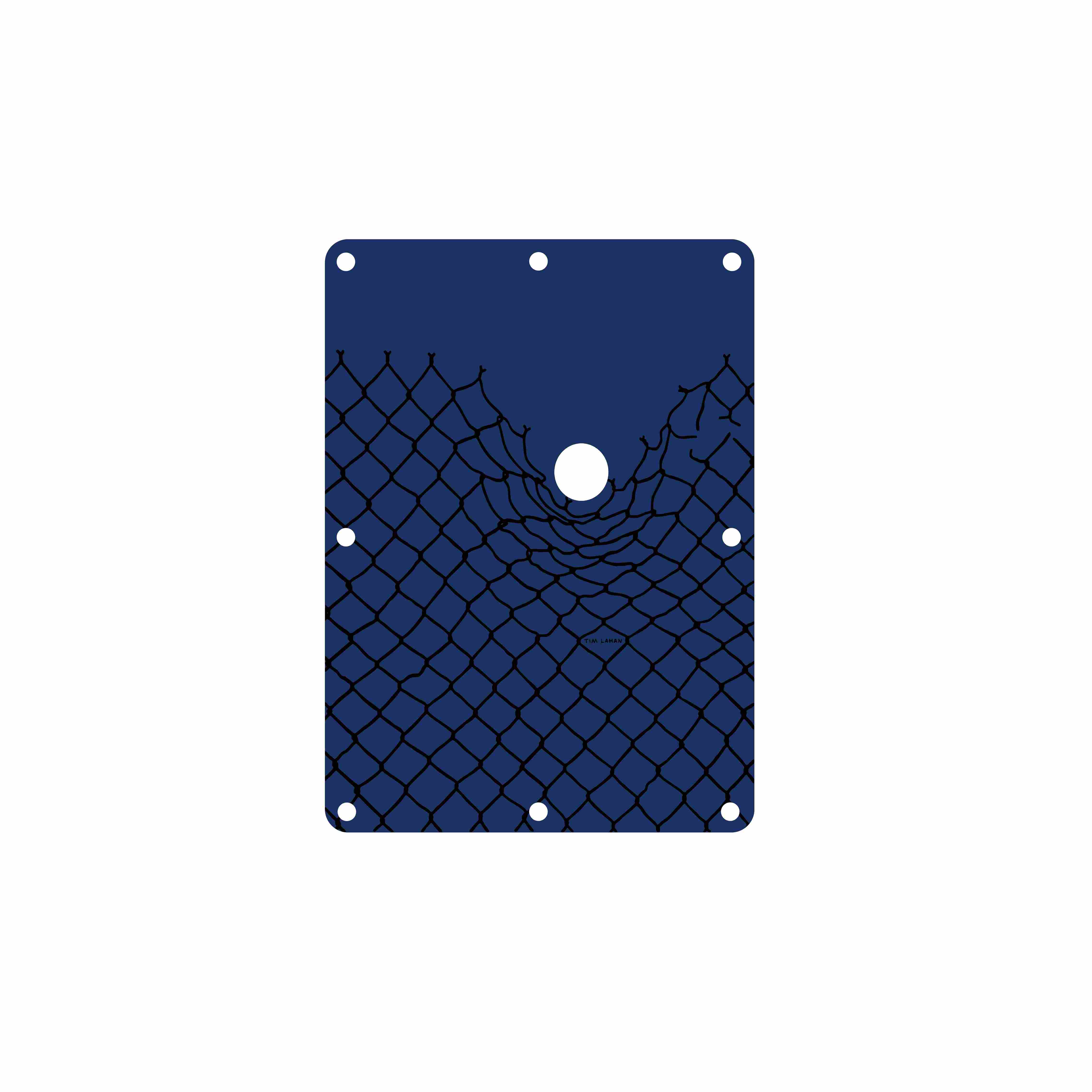 Moon Drop Canvas Luggage Panel 