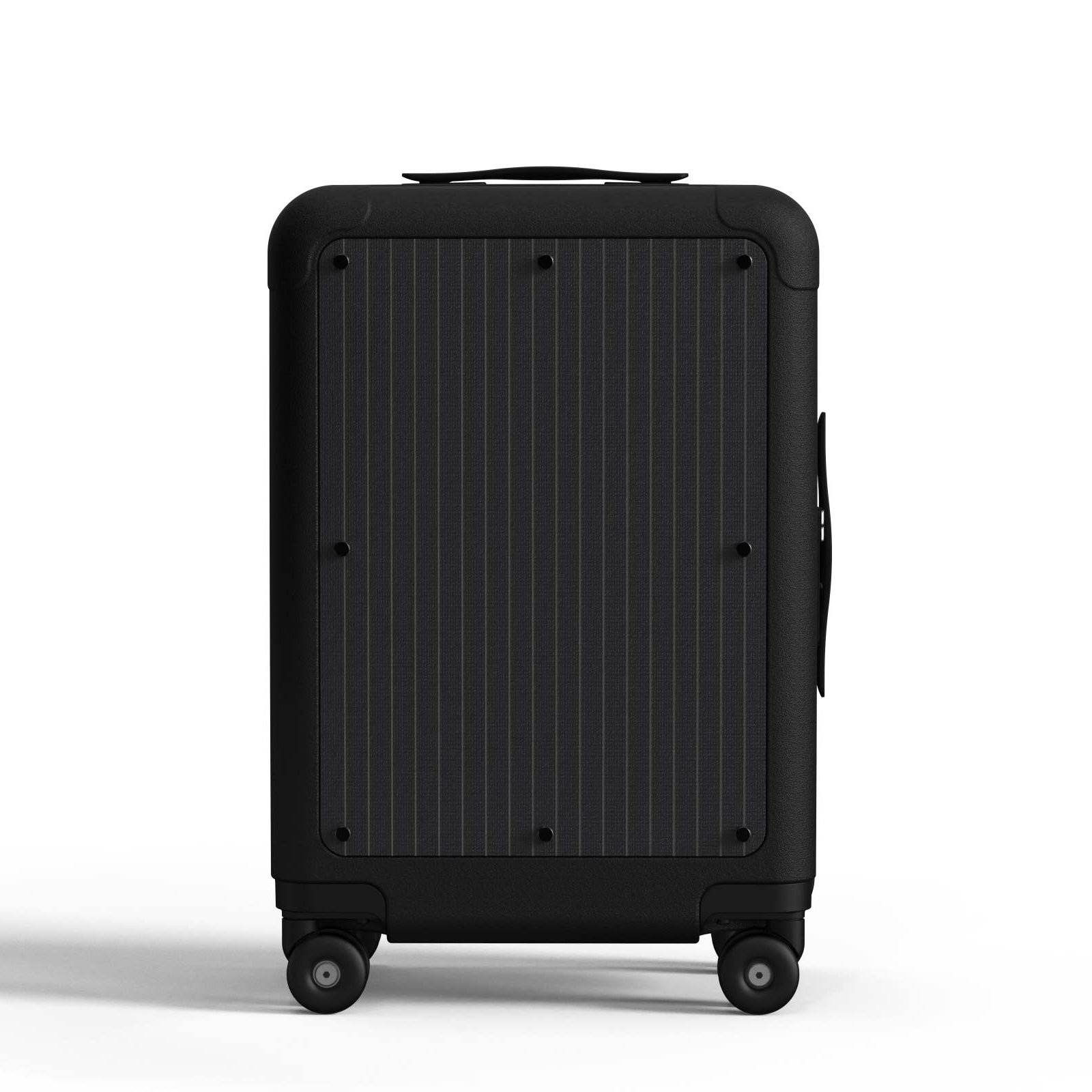 Noir Pinstripe 21’’ Carry-on Luggage | ROVOS Designer Luggage