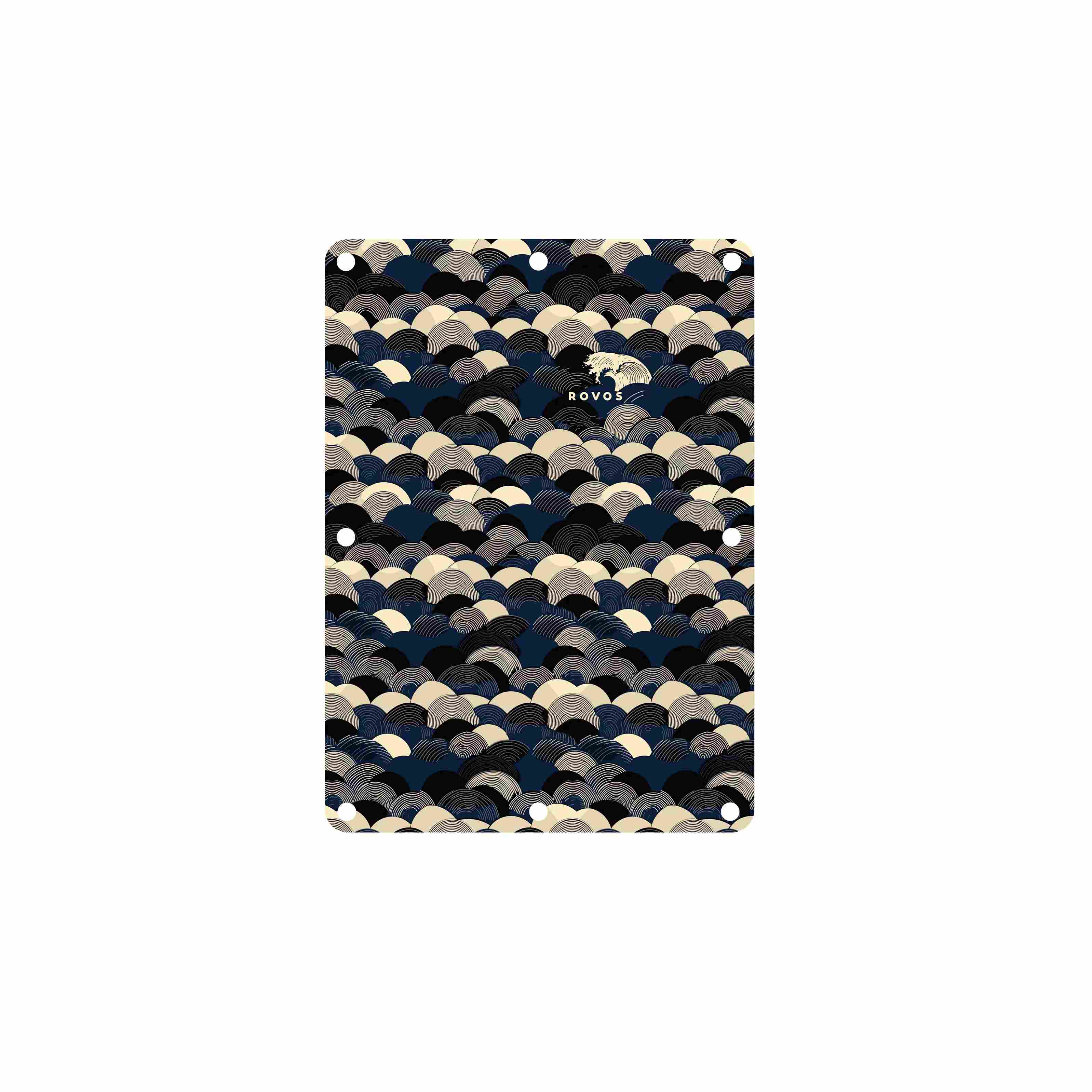 Seigaiha Wave Canvas Luggage Panel | ROVOS