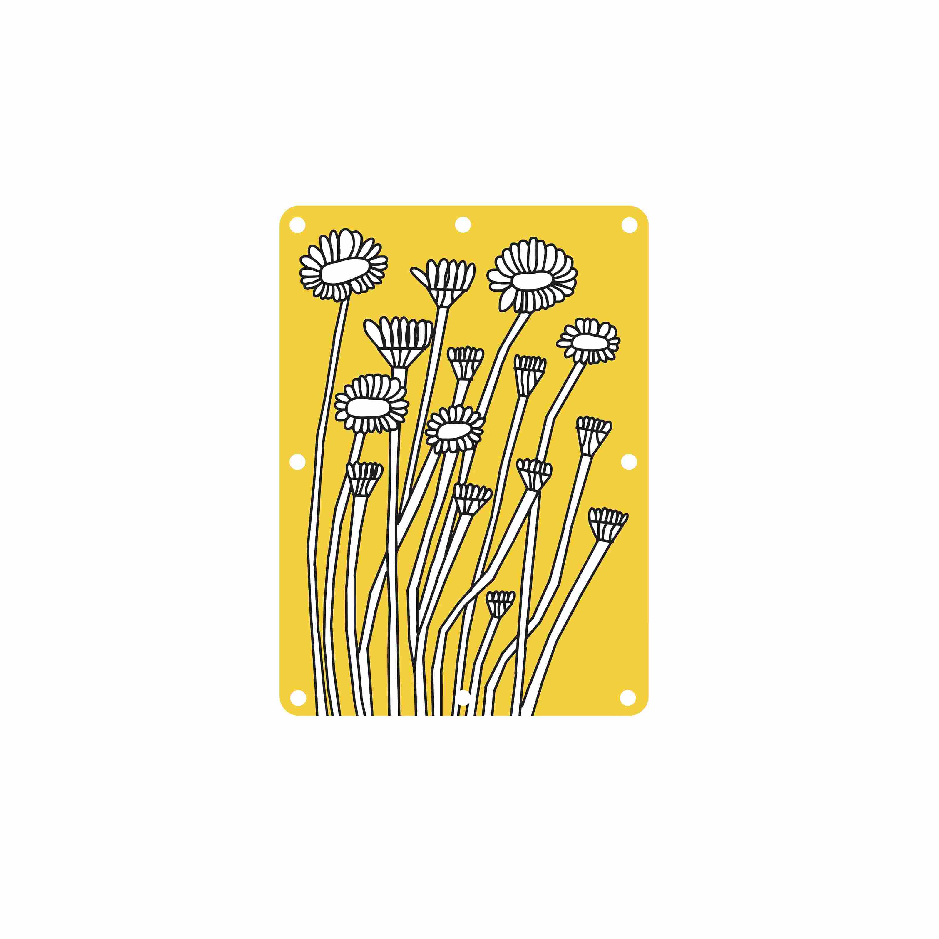 Flowers Canvas Luggage Panel | ROVOS