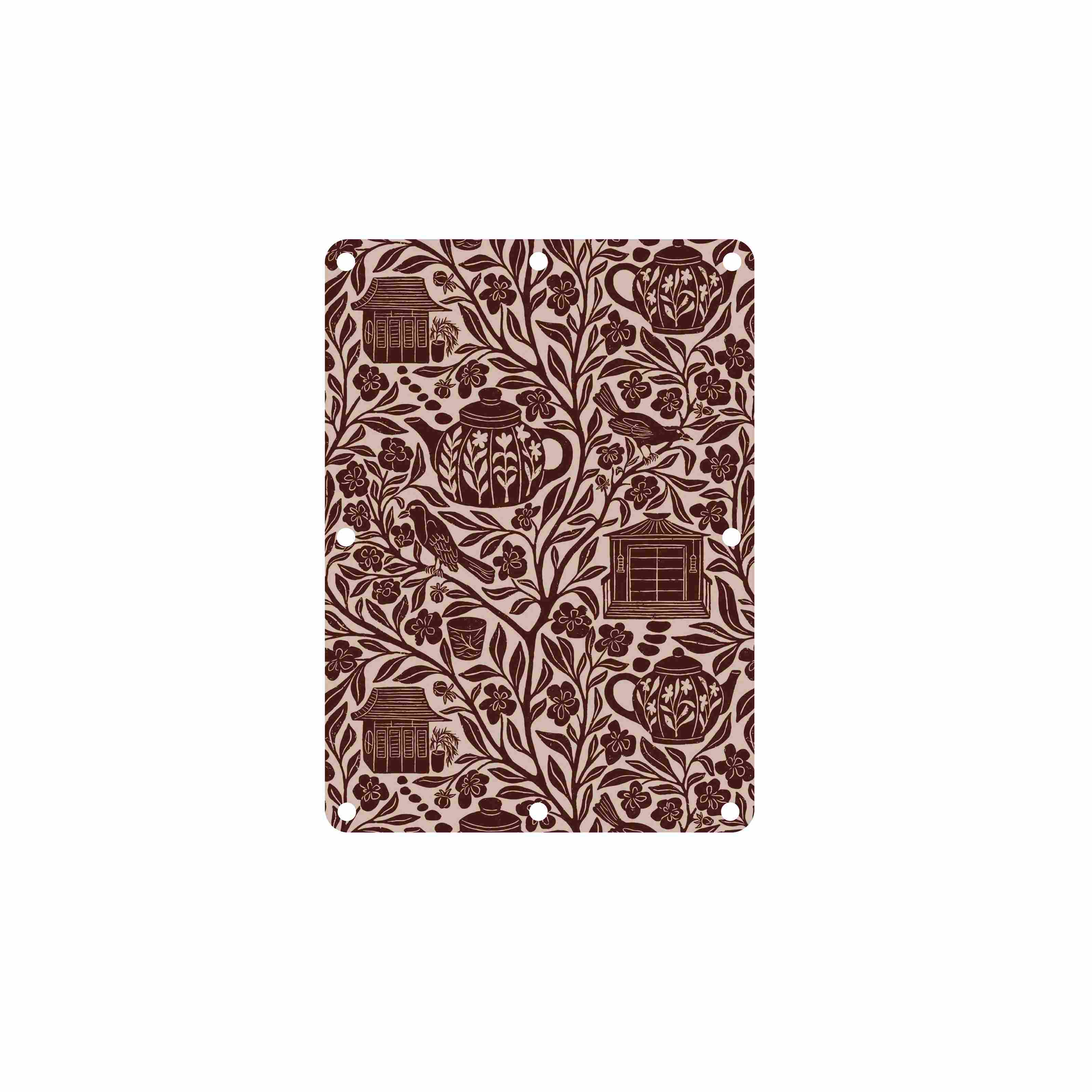 Teahouse Canvas Luggage Panel | ROVOS Designer Luggage